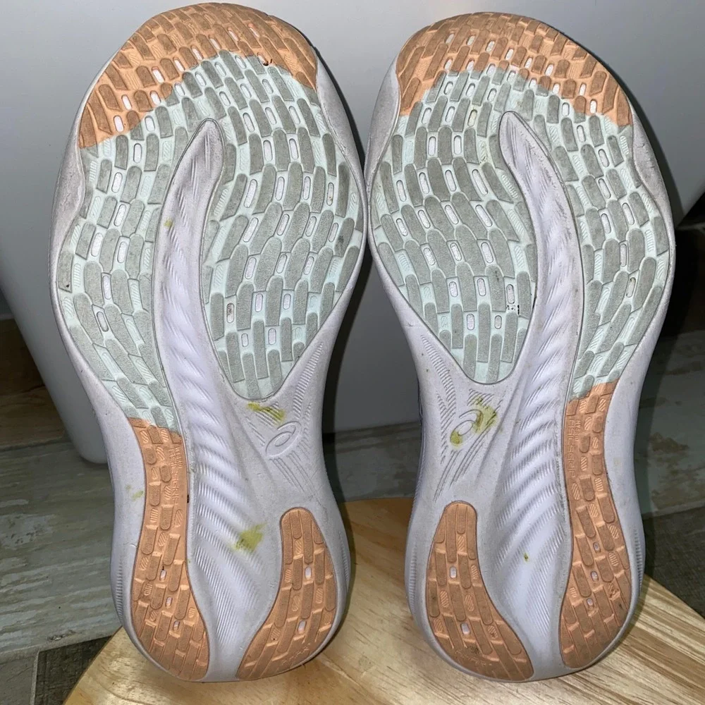 ASICS Gel Nimbus 26 Shoes Womens 8.5 US Gray PureGEL Running Walking 1012B601 - Picture 4 of 15